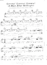 descargar la partitura para acordeón Gimme Gimme Gimme (A man after midnight) (Chant : Abba) en formato PDF