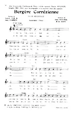 scarica la spartito per fisarmonica Bergère Corrézienne (Valse Régionale) in formato PDF