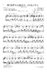 scarica la spartito per fisarmonica Montagnes jolies (Marche) in formato PDF