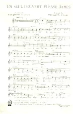 download the accordion score Un seul couvert please James (Slow) in PDF format