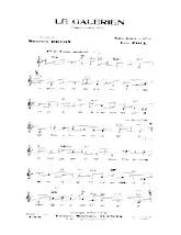 download the accordion score Le galérien (Chant populaire Russe) (Valse Modérée) in PDF format