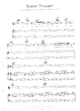 télécharger la partition d'accordéon Super trouper (Chant : Abba) au format PDF