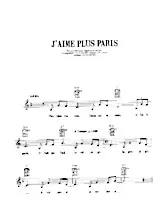 scarica la spartito per fisarmonica J'aime plus Paris in formato PDF