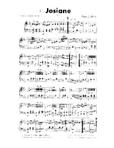 télécharger la partition d'accordéon Josiane (Orchestration Complète) (Java) au format PDF
