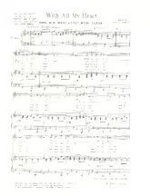 télécharger la partition d'accordéon With All My Heart (Tout mon cœur) (Heel m'n hart) (Boléro) au format PDF