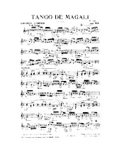 descargar la partitura para acordeón Tango de Magali en formato PDF