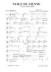 télécharger la partition d'accordéon Neige de Vienne (Valse Viennoise) au format PDF