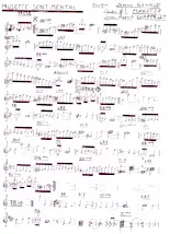 télécharger la partition d'accordéon Musette sentimental (Valse) (Manuscrite) au format PDF