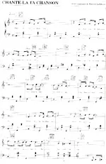 télécharger la partition d'accordéon Chante-la ta chanson au format PDF