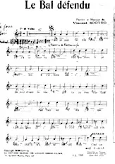 scarica la spartito per fisarmonica Le bal défendu (Valse Chantée) in formato PDF