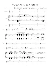 descargar la partitura para acordeón Tango de la médiatrice (Ou Comment prendre la tangente) en formato PDF
