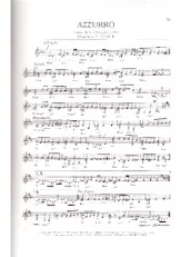 télécharger la partition d'accordéon Azzurro (Chant : Adriano Celentano) au format PDF