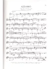 download the accordion score Azzurro (Chant : Adriano Celentano) in PDF format