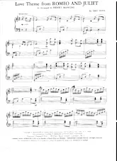 télécharger la partition d'accordéon Love theme from Roméo and Juliet (Arrangement : Henry Mancini) au format PDF