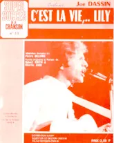télécharger la partition d'accordéon C'est la vie Lily (Chant : Joe Dassin) au format PDF