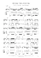 télécharger la partition d'accordéon Sèche tes pleurs (Tablature guitare) au format PDF