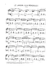 scarica la spartito per fisarmonica Le Jardin aux pendules (Valse) in formato PDF