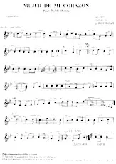 download the accordion score Mujer de mi corazon (Paso Doble Chanté) in PDF format