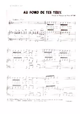 download the accordion score Au fond de tes yeux in PDF format