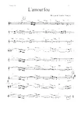 download the accordion score L'amour fou in PDF format