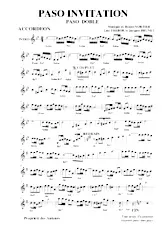 download the accordion score Paso Invitation in PDF format