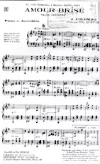 scarica la spartito per fisarmonica Amour Brisé (Valse Musette) in formato PDF