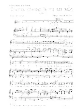 télécharger la partition d'accordéon Chantez chantez la vie est belle (Step) au format PDF