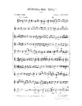 télécharger la partition d'accordéon Réponds moi donc (Samba) (Orchestration Complète) au format PDF