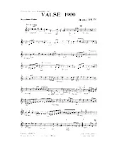 descargar la partitura para acordeón Valse 1900 en formato PDF