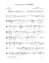 download the accordion score Et voilà le madison in PDF format