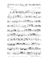 télécharger la partition d'accordéon Sous le ciel de Florence (Tango) au format PDF