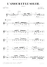 descargar la partitura para acordeón L'amour et le soleil (Boléro) en formato PDF