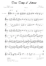 télécharger la partition d'accordéon Trois temps d'amour (Boston) au format PDF