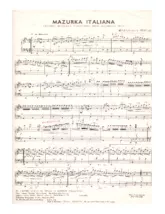 descargar la partitura para acordeón Mazurka Italiana en formato PDF