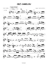 télécharger la partition d'accordéon Olé Camilou (Paso Doble) au format PDF