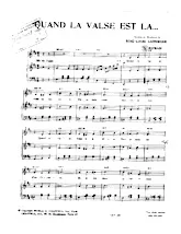 download the accordion score Quand la valse est là in PDF format