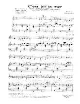 descargar la partitura para acordeón C'est joli la mer (Non Domandare) (Alle Stelle) ( Min ton rotas ton ourano) en formato PDF