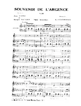 scarica la spartito per fisarmonica Souvenirs de l'Argence (Valse Chantée) in formato PDF
