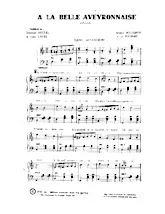 scarica la spartito per fisarmonica A la belle Aveyronnaise (Java) in formato PDF