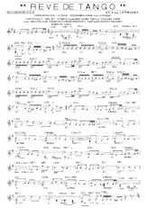 descargar la partitura para acordeón Rêve de Tango (Tango) en formato PDF