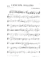 télécharger la partition d'accordéon Cancion Boléro au format PDF