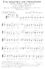 télécharger la partition d'accordéon Un sourire en chantant (With a Smile and the Song) (Blanche Neige et les sept nains) (Fox Trot) au format PDF