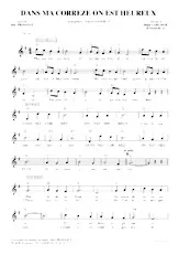 descargar la partitura para acordeón Dans ma Corrèze on est heureux (Valse) en formato PDF