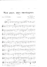 descargar la partitura para acordeón Mon pays mes montagnes (Valse) en formato PDF