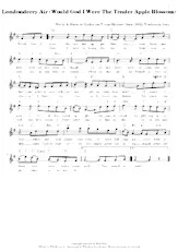 descargar la partitura para acordeón Londonderry Air en formato PDF