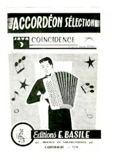download the accordion score Coïncidence (Java) in PDF format