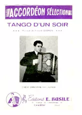 télécharger la partition d'accordéon Tango d'un soir au format PDF