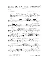 télécharger la partition d'accordéon Rien qu'un peu d'espoir (Tango) au format PDF