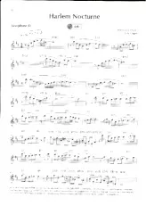 download the accordion score Harlem Nocturne (Partie saxophone Bb) in PDF format