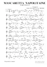 descargar la partitura para acordeón Mascaretta Napolitaine (Tarentelle) en formato PDF